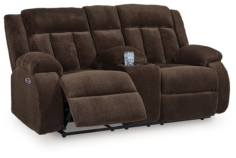Observation Power Reclining Loveseat with Console