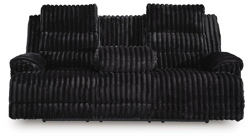 Rhine Falls Power Reclining Sofa with Drop Down Table