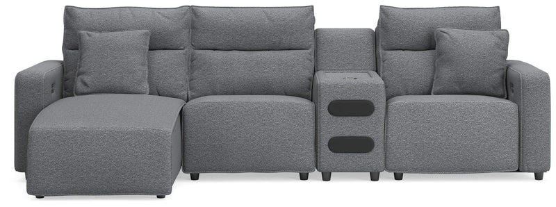 Modmax II Reclining Sectional with Chaise and Audio Console