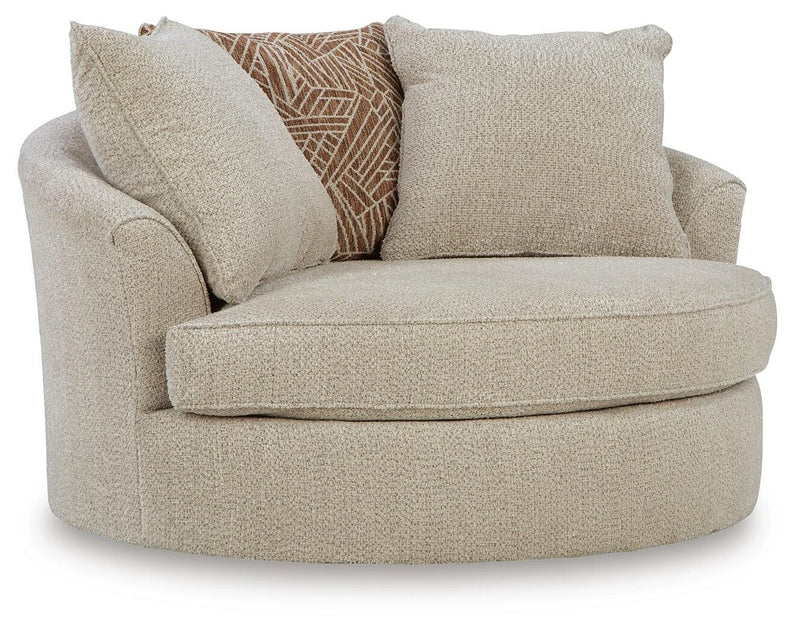 Steelwater Retreat Oversized Swivel Accent Chair