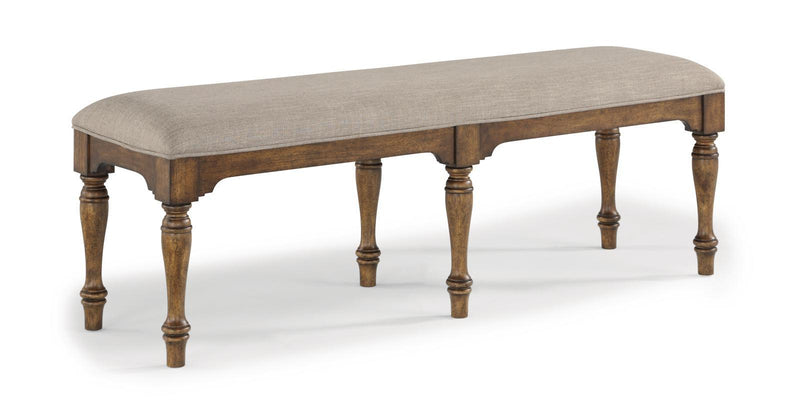 Flexsteel Wynwood Plymouth Bench in Brown