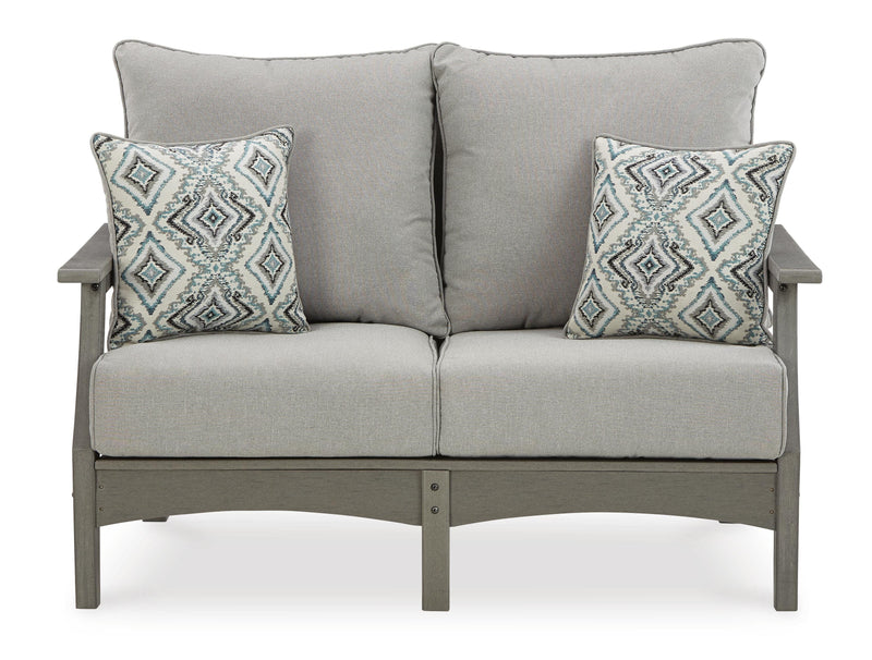 Visola Outdoor Sofa and Loveseat Set