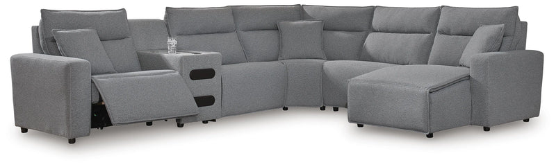 Modmax II Reclining Sectional with Chaise and Audio Console